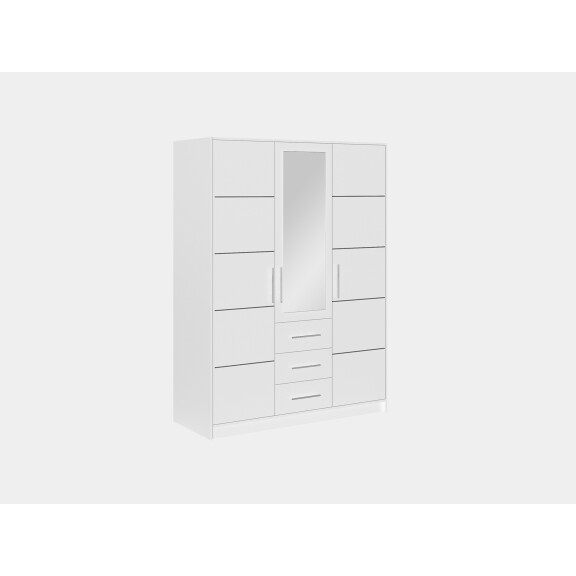 Szafa Bali D3 biała uchylna z lustrem
