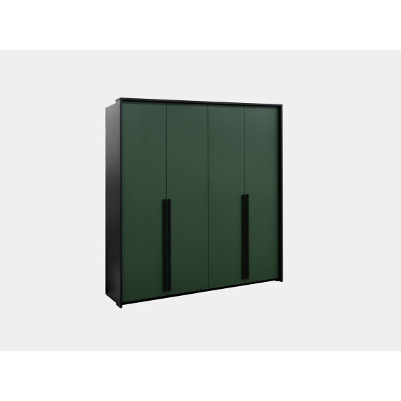Szafa uchylna pojemna Genua 210 cm butelkowa zieleń