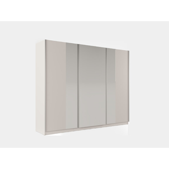 Szafa Praga 250 piaskowy beż z lustrem