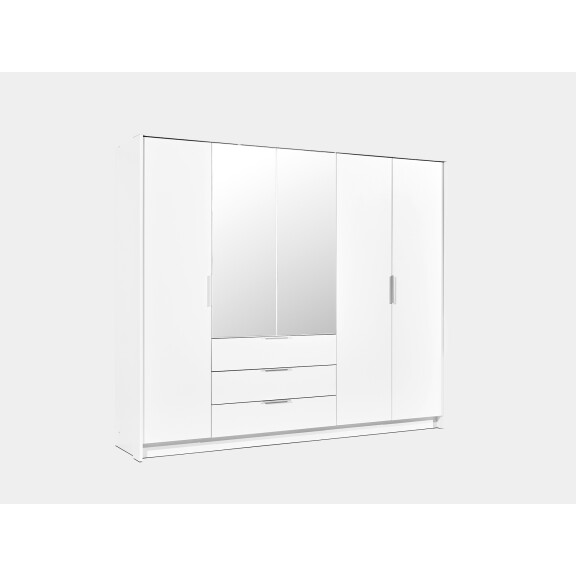 Szafa Togo 255 biała z lustrem