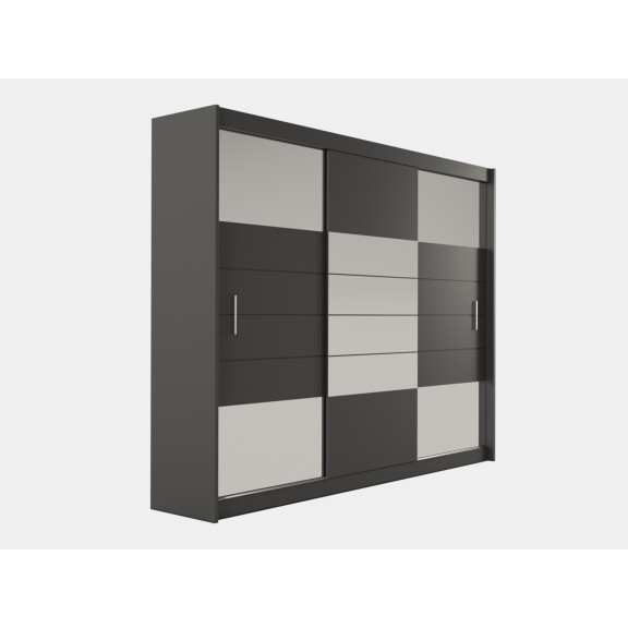 Szafa Aruba II 250 grafitowa przesuwna