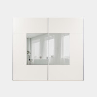 Szafa BOSTON 250 cm kaszmirowa z lustrem