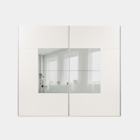 Szafa BOSTON 250 cm kaszmirowa z lustrem