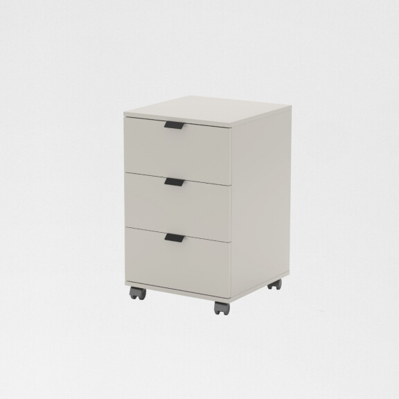 Kontener Cremona na kółkach – beż piaskowy