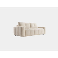 Sofa Daisy pikowana z funkcją spania w tkaninie boucle - Perfect Harmony 07