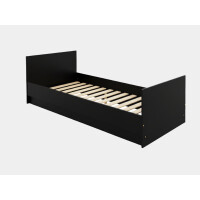 Łóżko Jednoosobowe Bali czarne | black