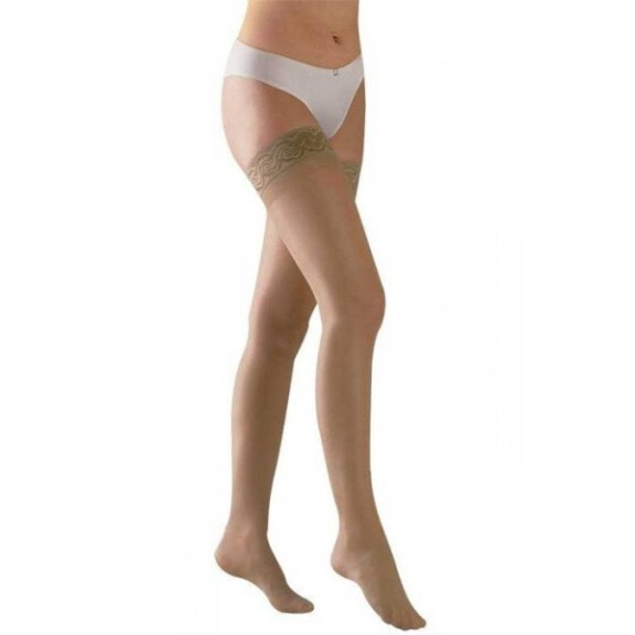 ARIES Pończochy profilaktyczne z koronką samonośną Avicenum 70 (10 - 17 mmHg)