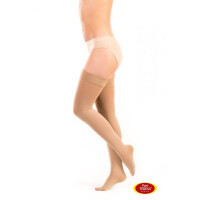 PANI TERESA PREMIUM Pończochy medyczne uciskowe samonośne CCL 2