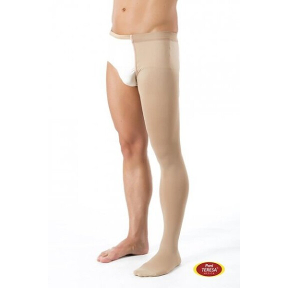 PANI TERESA CLASSIC Pończocha uciskowa pojedyncza na pasku 1 klasa kompresji
