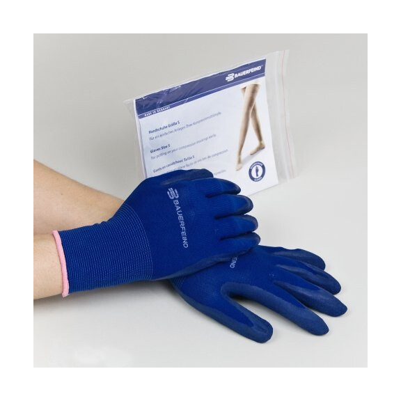 BAUERFEIND VenoTrain – rękawiczki do nakładania wyrobów uciskowych