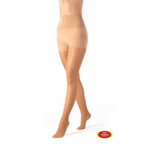 PANI TERESA PREMIUM delicate Rajstopy medyczne uciskowe CCL 1 - TRANSPARENTNE