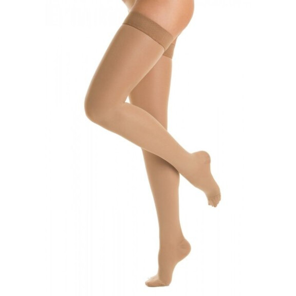 RELAXSAN Pończochy medyczne samonośne II Klasa Ucisku 23-32 mmHg - Linia Medicale Cotton M2070