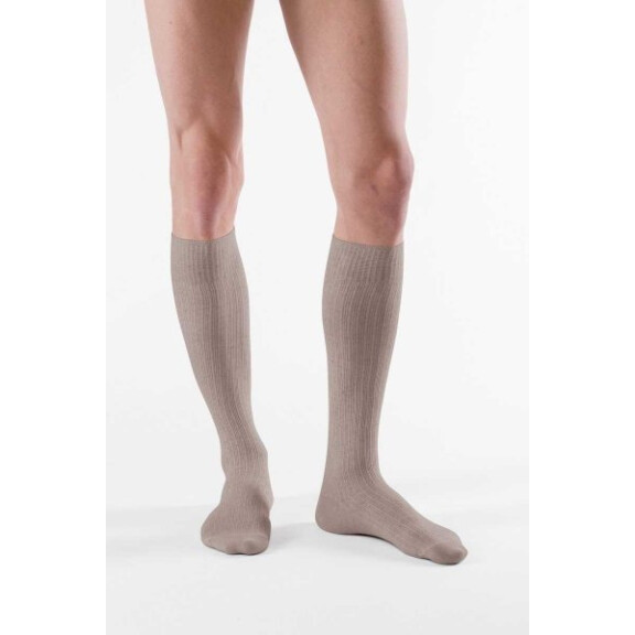 THUASNE Podkolanówki przeciwżylakowe I klasy ucisku (15-20 mmHg)  Venoflex FAST LIN z lnem - dla mężczyzn