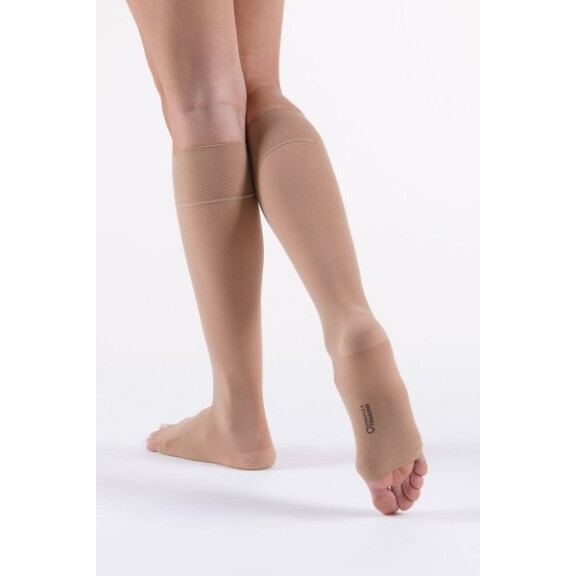 THUASNE Podkolanówki przeciwżylakowe II klasy ucisku (20-36 mmHg) Venoflex SECRET PALCE OTWARTE