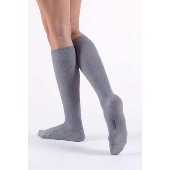 THUASNE Podkolanówki przeciwżylakowe II klasy ucisku (20-36 mmHg) Venoflex FAST COTON z bawełną dla kobiet