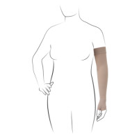 Thuasne VENO ELEGANCE rękaw uciskowy samonośny z częścią na dłoń CCL2