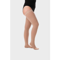 JUZO DYNAMIC COTTON Pończochy samonośne z bawełną I stopnia kompresji  (18-21mmHg)