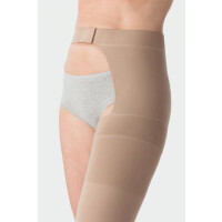 JUZO DYNAMIC COTTON Pończocha pojedyncza z  przypięciem w pasie z bawełną I stopnia kompresji  (18-21mmHg)