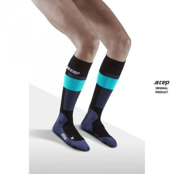 CEP Podkolanówki kompresyjne SKI MERINO  dla narciarek (20-30mmHg)