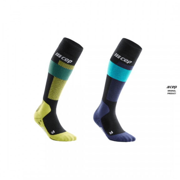 CEP Podkolanówki kompresyjne SKI MERINO  dla narciarzy (20-30mmHg)