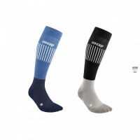 CEP Podkolanówki kompresyjne zimowe ULTRALEKKIE dla kobiet z wełną merino (20-30mmHg)