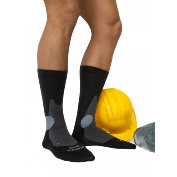 RELAXSAN  WORK Skarpety przeciwżylakowe do obuwia ochronnego  ucisk (18-22 mmHg) W101