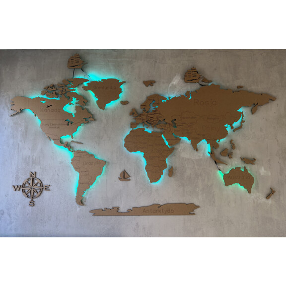 Tekturowa Mapa Świata