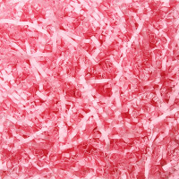 Wypełniacz papierowy do paczek, prezentów eko różowy pudrowy 1 kg