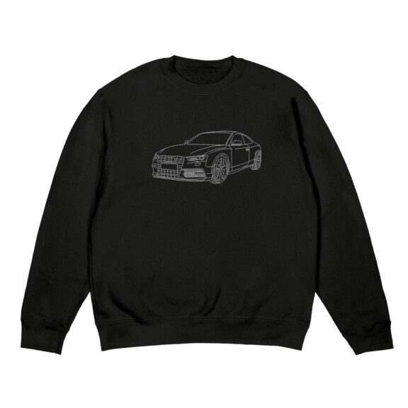 Bluza: Haft ze Zdjęcia Pojazdu - OUTLINE