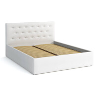 Łóżko tapicerowane 160x200 Star Białe