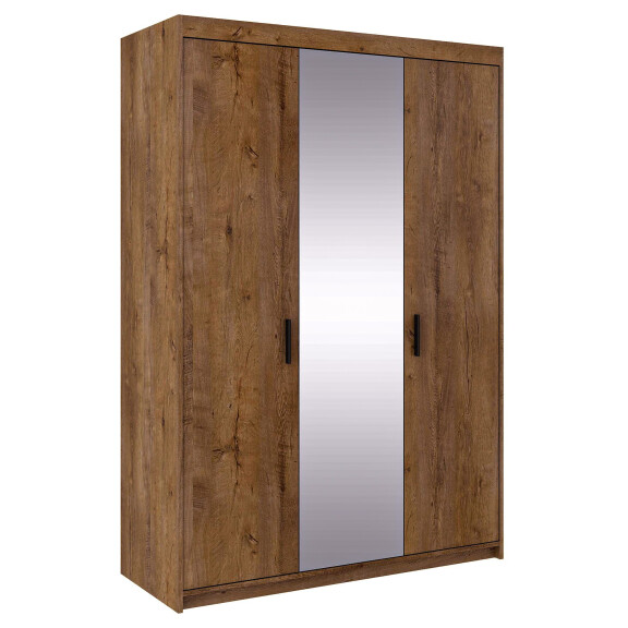 Szafa trzydrzwiowa z lustrem do pokoju Elena Dąb Lefkas