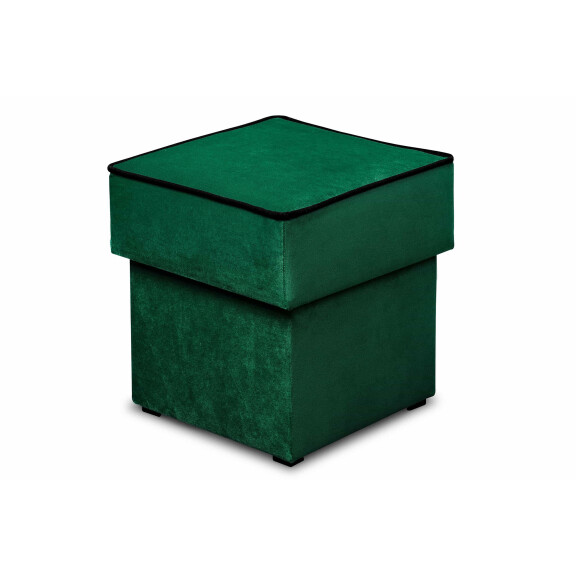 Pufa do siedzenia podnóżek Merida otwierany Ciemny Zielony