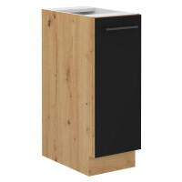 Szafka kuchenna dolna MODENA 30 D CARGO Dąb Artisan/Czarny