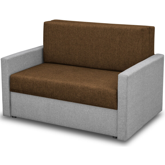 Sofa fotel amerykanka rozkładana Tedi 1 Szara/Brązowa