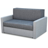Sofa fotel amerykanka rozkładana Tedi 2 Szara/Grafitowa