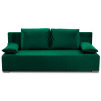 Sofa z funkcja spania wersalka Ecco DELUXE Zielona