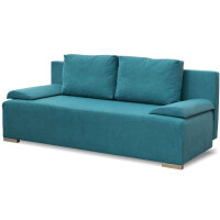 Kanapa rozkładana wersalka dwuosobowa Ecco Plus Turkusowa