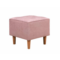 Pufa do siedzenia podnóżek skandynawski Denver Różowy