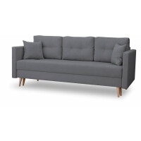 Kanapa do salonu rozkładana Lahti Grafitowa