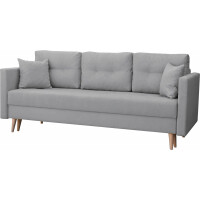 Kanapa do salonu rozkładana Lahti Szara