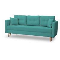 Kanapa do salonu rozkładana Lahti Turkusowa