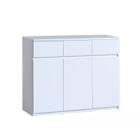 Komoda dziecięca 120 cm z 3 szufladami Arca 06 Biała