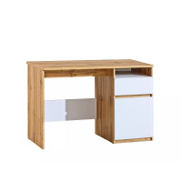 Biurko dla dziecka 120 cm Arca 07 Dąb Wotan/Biały