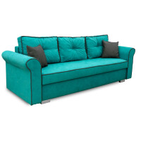 Sofa rozkładana kanapa Merida Turkusowa