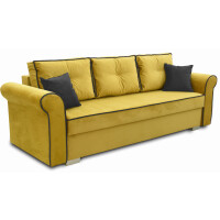 Sofa rozkładana kanapa Merida Żółta
