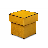 Pufa do siedzenia podnóżek Merida otwierany Żółty