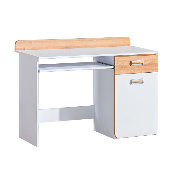 Biurko młodzieżowe Lorento 10 Biały/Dąb Nash