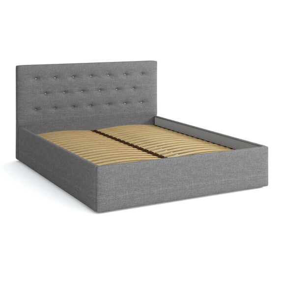 Łóżko tapicerowane 160x200 Star Szare