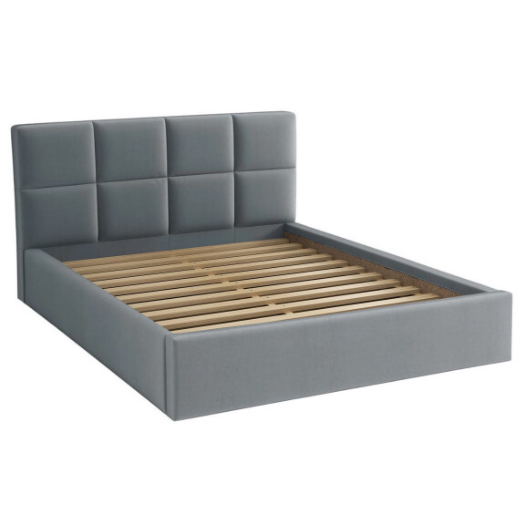 Łóżko do sypialni z pojemnikiem 160x200 - Alaska Szare