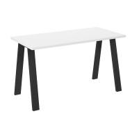 Stół do jadalni metalowe nogi Kleo 138x67 Biały